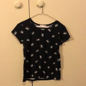 Glitter Girl 14 16 Black Panda Girls Short-Sleeve!